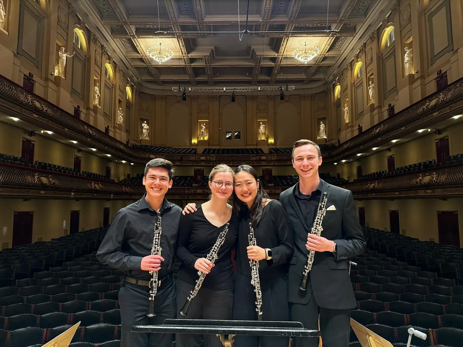 Oboist Thomas Juhasz ‘26 Inspires the Next Generation of Musicians in BPYO and HRO